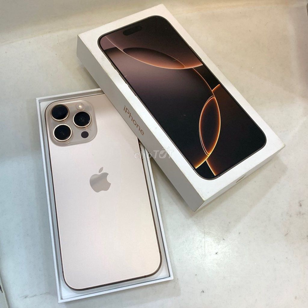 iPhone 16 Pro Max God titan Sa mạc 99% Fullbox. Mua bán Điện thoại tại Quận 10 Tp Hồ Chí Minh được đăng bởi Hoàng Anh hình 1
