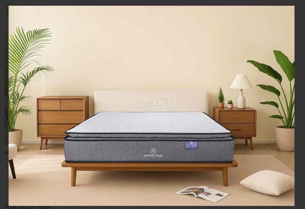 Nệm Lò Xo Liên Kết Aroma Ruby 3 Viền 🔹 Kích thước:. Mua bán Giường, chăn ga gối nệm tại Thành phố Vĩnh Long Vĩnh Long được đăng bởi Long Vĩnh hình 1