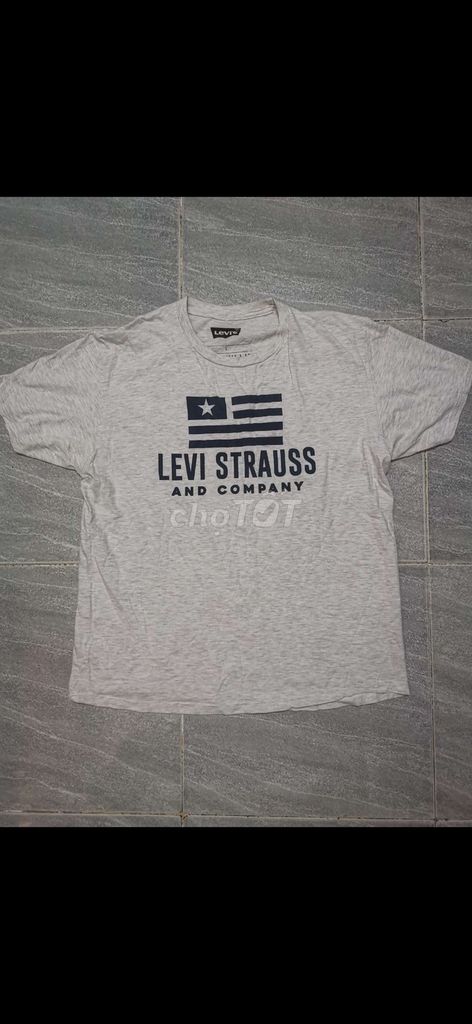 Áo thun Levis Strauss Cotton U.S Xám Trắng size L. Mua bán Quần áo tại Quận Gò Vấp Tp Hồ Chí Minh được đăng bởi Hàng 2handsgood hình 1