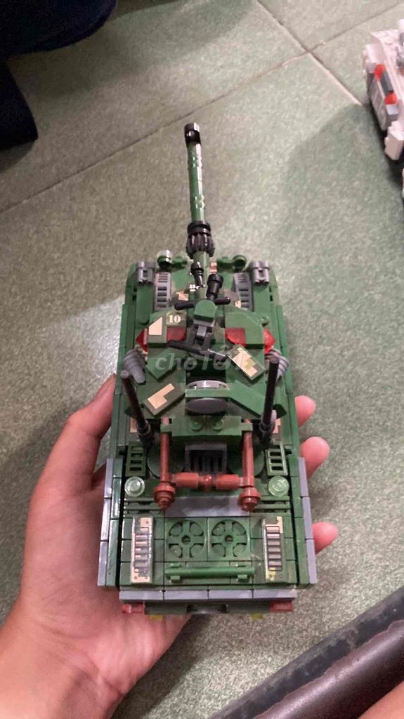 xe tăng màu rằn rì bằng lego siêu ngầu