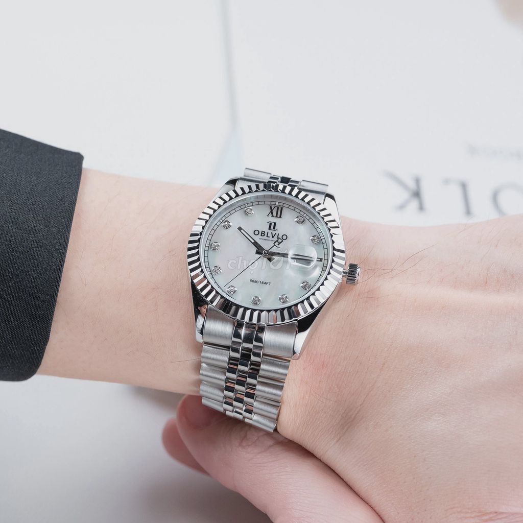 Đồng hồ đeo tay Oblvlo  - Tiểu Rolex. Mua bán Đồng hồ tại Quận Tân Bình Tp Hồ Chí Minh được đăng bởi Thiện Phước hình 1
