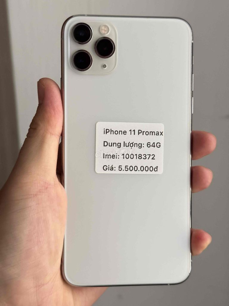 iPhone 11 Pro Max 64GB màu trắng máy đẹp keng. Mua bán Điện thoại tại Thành phố Buôn Ma Thuột Đắk Lắk được đăng bởi Nguyễn Hoàng hình 1