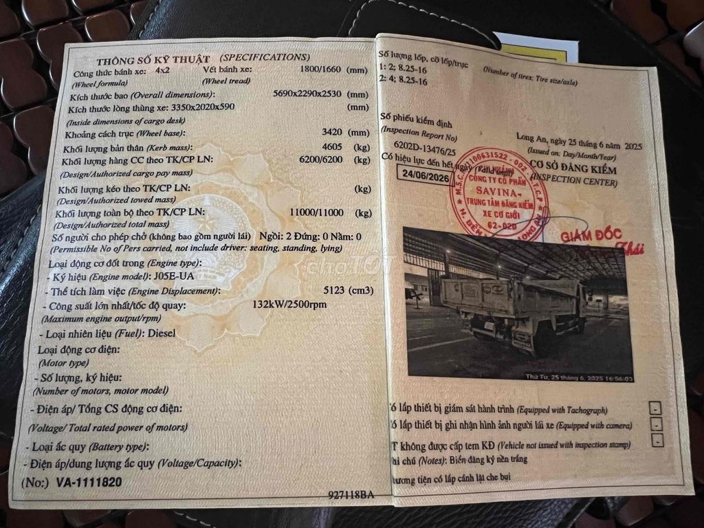 xe ngon chính chủ còn bảo hành hãng. Mua bán Xe tải, xe ben tại Huyện Bến Lức Long An được đăng bởi Pham van thien hình 2