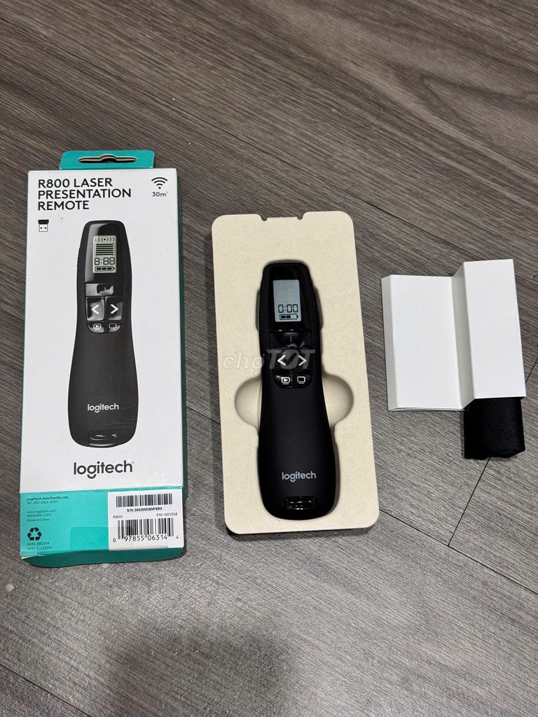 Pass bút Logitech R800 Fullbox mới bóc seal. Mua bán Đồ dùng văn phòng tại Quận 5 Tp Hồ Chí Minh được đăng bởi Hồ Thế Quang hình 1
