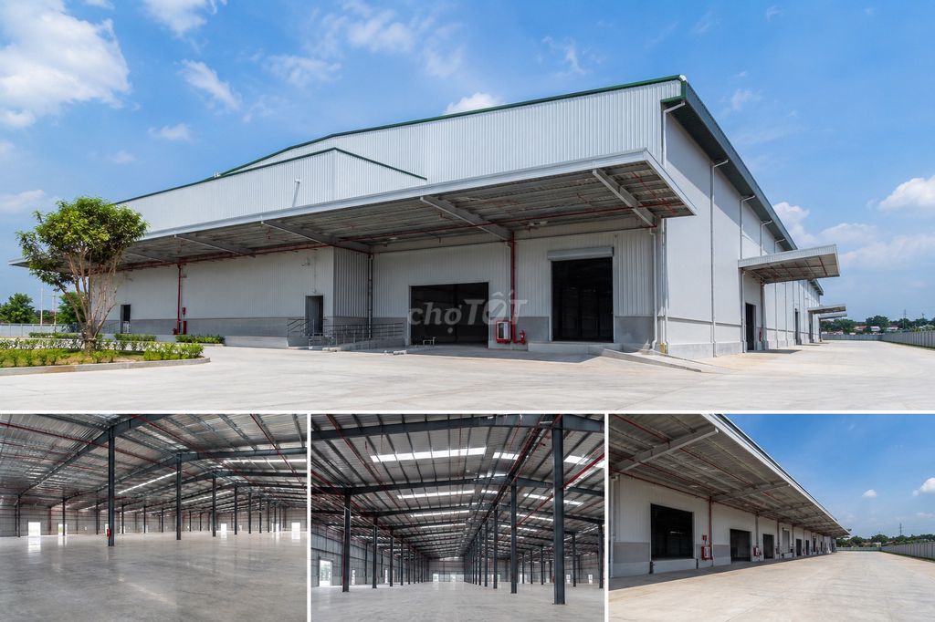 CHO THUÊ NHÀ KHO 3.600M² TẠI QUẢNG NAM – KHO MỚI 100%, GIÁ CHỈ 55K/M² 