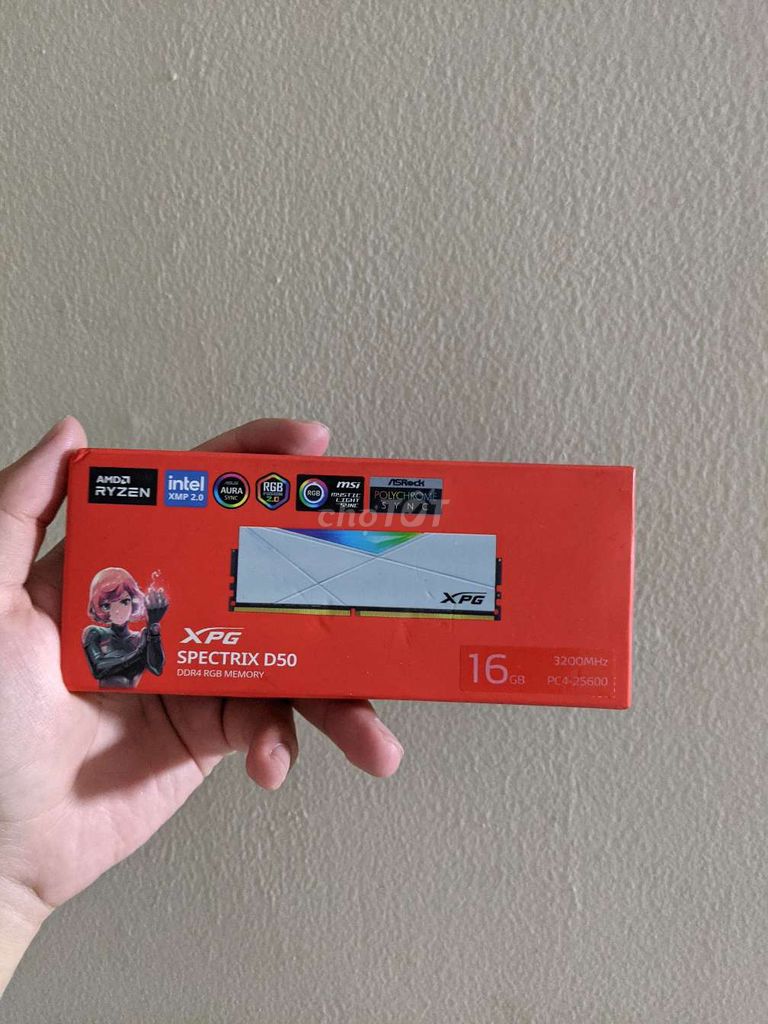 Ram ADATA XPG D50 RGB 16GB DDR4. Mua bán Điện thoại tại Quận 7 Tp Hồ Chí Minh được đăng bởi Nghi To hình 1