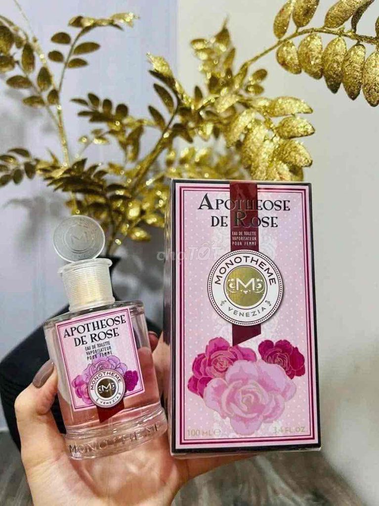 Nước hoa Monotheme Apotheose de Rose Nữ. Mua bán Nước hoa tại Quận 10 Tp Hồ Chí Minh được đăng bởi Baby Girl Lovely hình 1