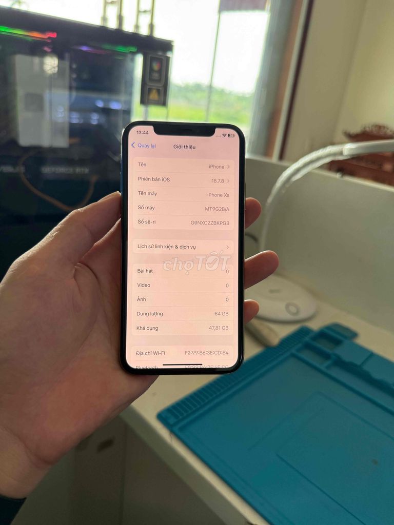 iPhone XS 64GB Vàng Đã sử dụng. Mua bán Điện thoại tại Huyện Thuỷ Nguyên Hải Phòng được đăng bởi Hùng Nguyễn THP store hình 1