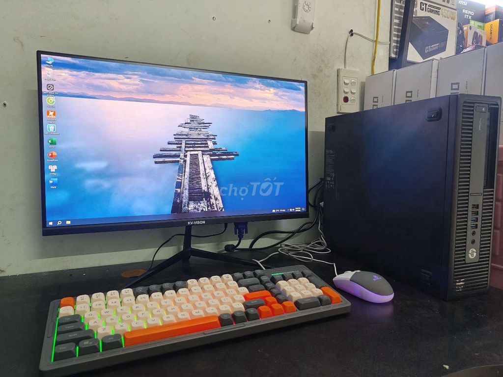 HP 600G2 i3 6300 24 inch. Mua bán Máy tính để bàn tại Quận Ngô Quyền Hải Phòng được đăng bởi mt sinh viên hp hình 1