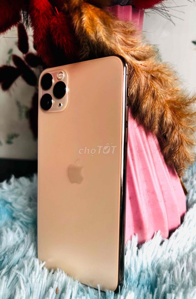 Apple iPhone 11 Pro Max 64GB Vàng Mỹ LL/A Zin 100%. Mua bán Điện thoại tại Quận 10 Tp Hồ Chí Minh được đăng bởi Philongmobile hình 1