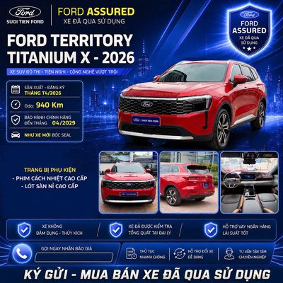 Ford Territory Titanium X 2026 Đỏ