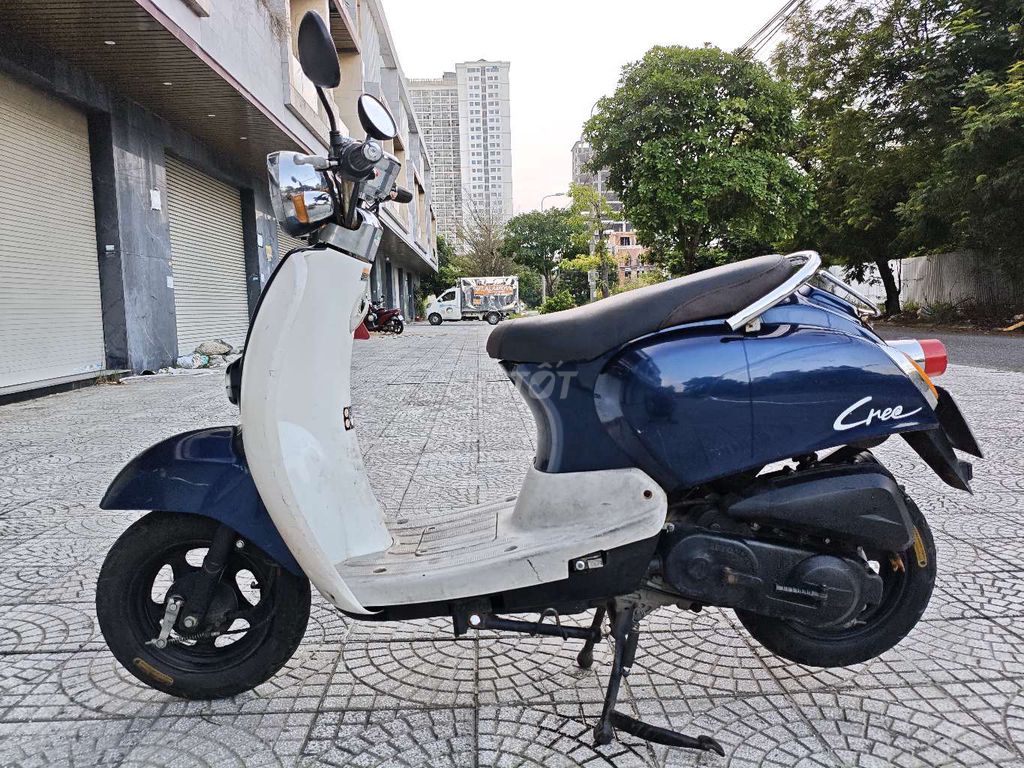 Скутер Crea 50cc, синий, тихий, полнофункциональный