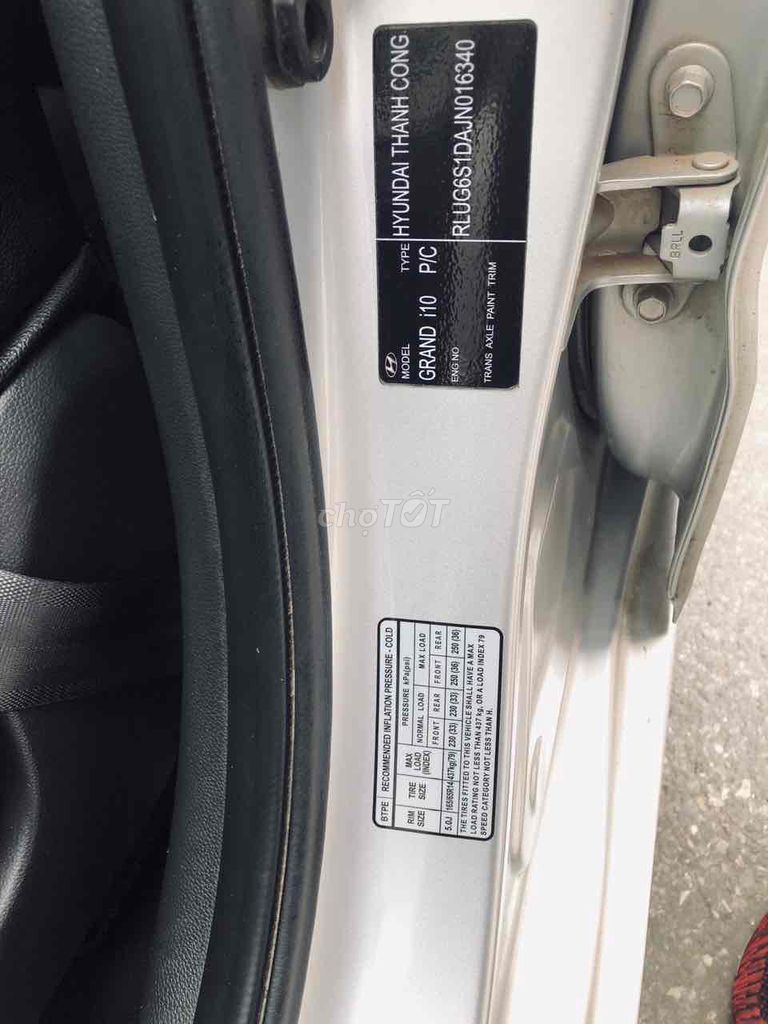 Hyundai Grand i10 2018 Sedan 1.2 MT - 250000 km. Mua bán Ô tô tại Huyện Hoài Đức Hà Nội được đăng bởi Bùi Thành hình 7