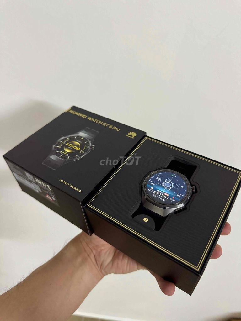 GT6 Pro đen fullbox bh 12 tháng. Mua bán Thiết bị đeo thông minh tại Quận Bình Tân Tp Hồ Chí Minh được đăng bởi Nhã hình 1