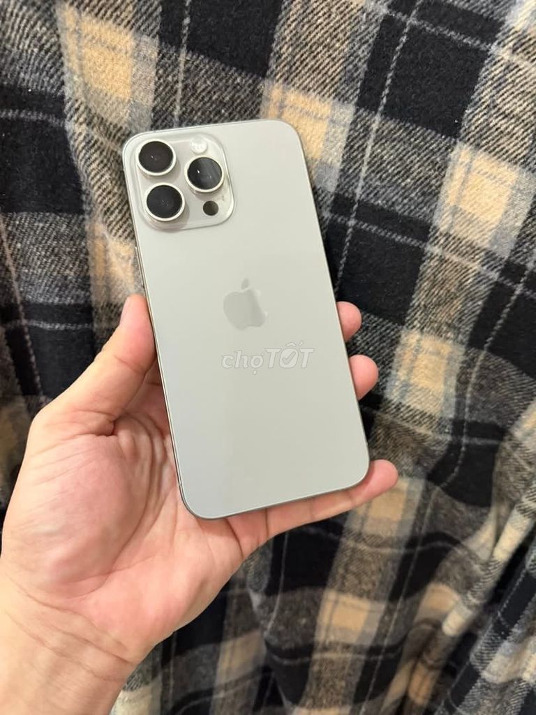 Apple iPhone 15 Pro Max 256GB Xám Việt Nam Còn mới. Mua bán Điện thoại tại Quận 5 Tp Hồ Chí Minh được đăng bởi Hội Đồ Điện Tử hình 1