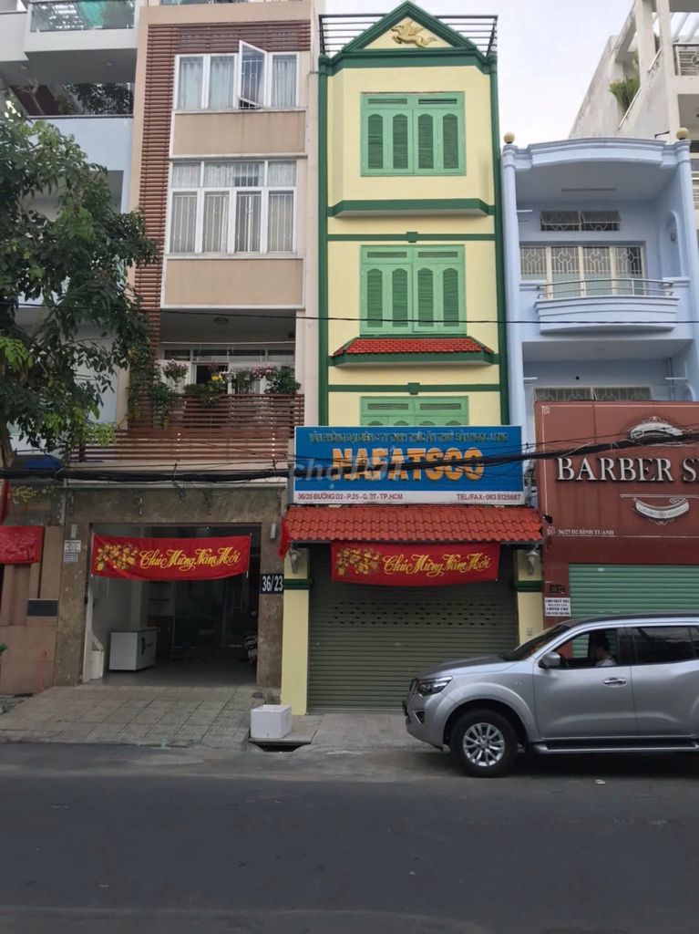 Nguyên căn HXH Nguyễn Gia Trí, Bình Thạnh. Dt: 4x20m, Kc: trệt 4 lầu