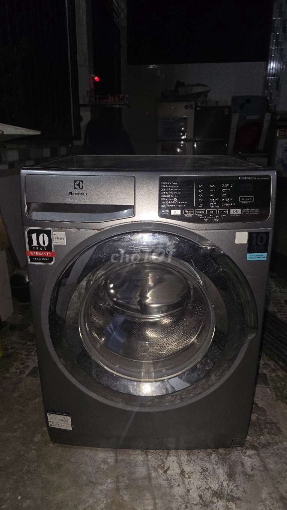 Máy giặt Electrolux 9kg Xám. Mua bán Máy giặt tại Thành phố Mỹ Tho Tiền Giang được đăng bởi HÀNG QUA SỬ DỤNG hình 1