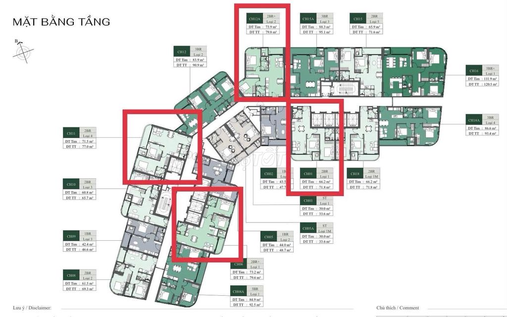 Апартаменты Lumiere Evergreen Smart City, 66-74м², вид на озеро