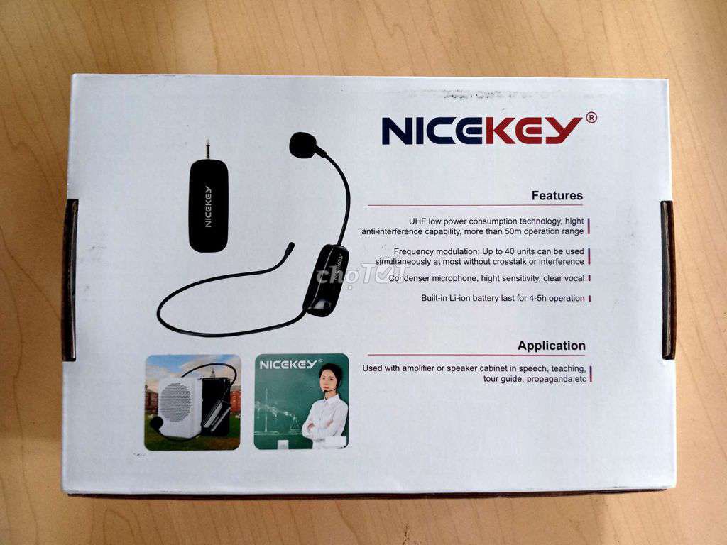 Micro không dây NICEKEY Đen Đã sử dụng. Mua bán Tivi, Âm thanh tại Quận 12 Tp Hồ Chí Minh được đăng bởi Nguyễn Phong hình 1