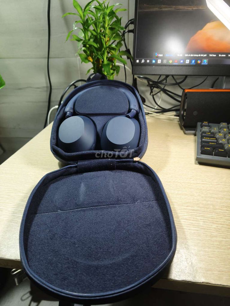 Tai nghe Sony WH-1000XM5 Xanh đen chống ồn đã dùng. Mua bán Tivi, Âm thanh tại Quận Ngũ Hành Sơn Đà Nẵng được đăng bởi Mai Trương Anh Vũ hình 1