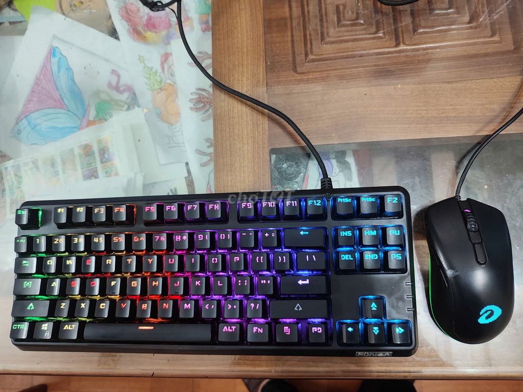 Bộ Phím Fulen M87S + Chuột Dareu EM908 RGB