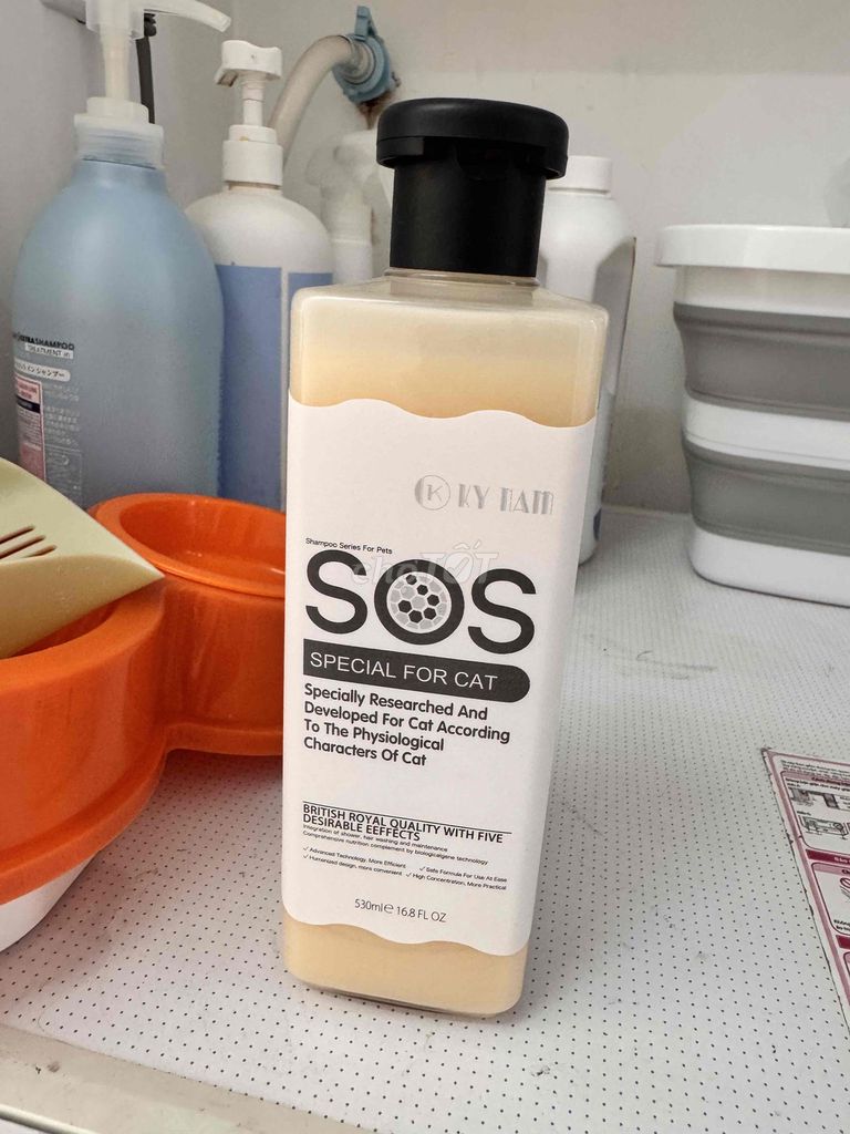 Sữa tắm mèo KY TAM SOS Special For Cat 530ml. Mua bán Phụ kiện, Thức ăn, Dịch vụ tại Quận Tân Phú Tp Hồ Chí Minh được đăng bởi Rosemary hình 1