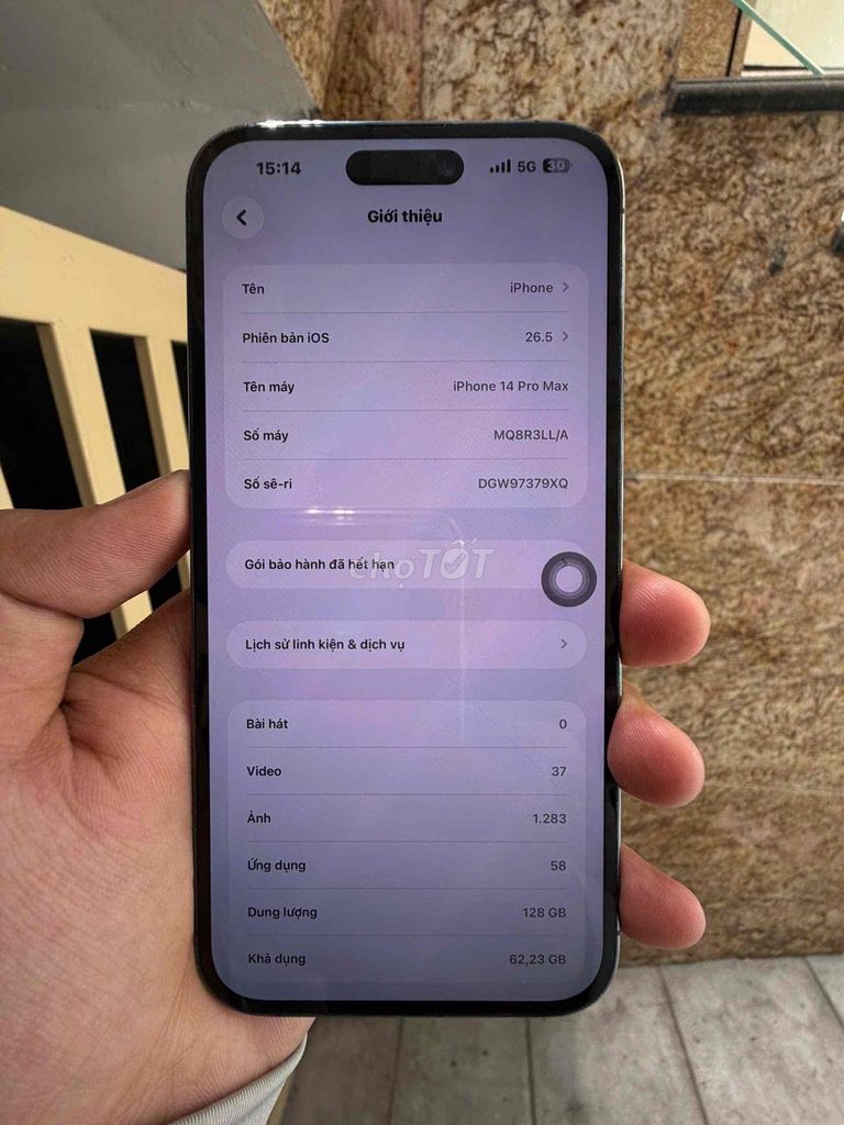 iPhone 14 Pro Max 128GB Tím. Mua bán Điện thoại tại Quận Hà Đông Hà Nội được đăng bởi Trinh Nguyễn hình 1