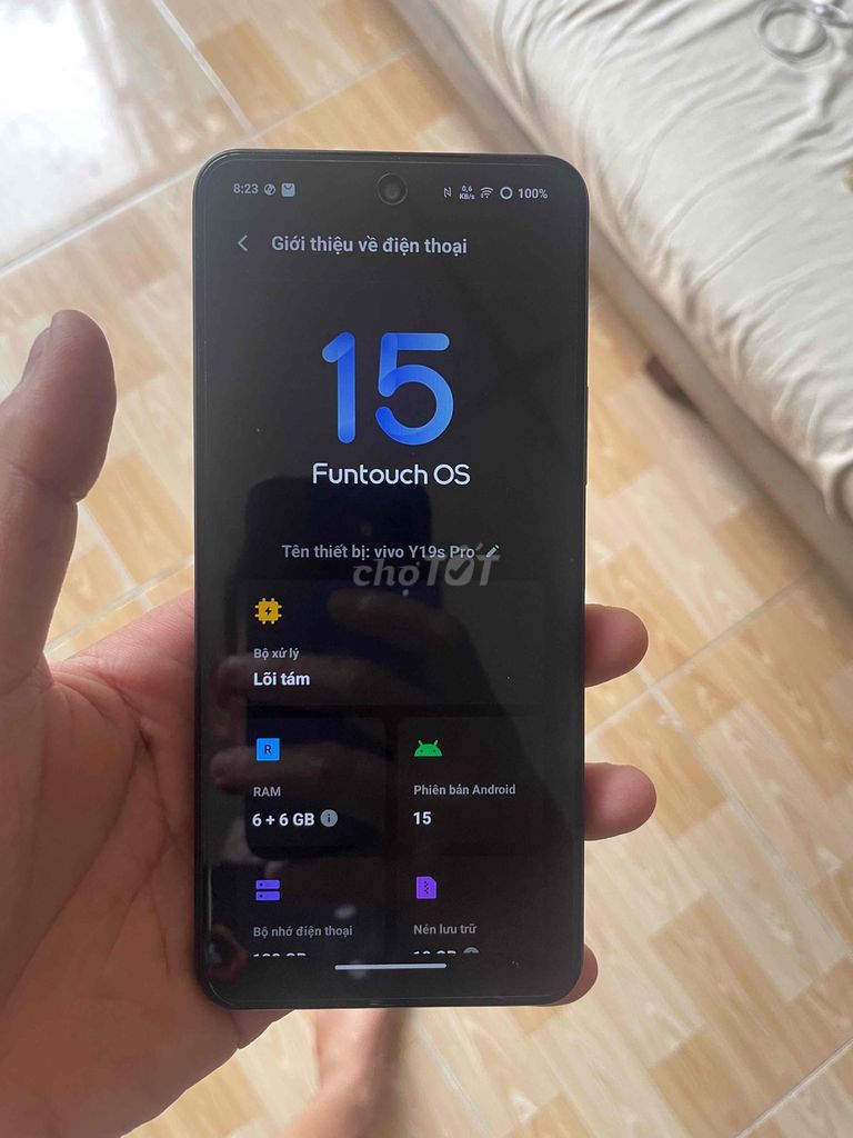 Vivo Y19s Pro 128GB Xanh đen. Mua bán Điện thoại tại Quận Tân Bình Tp Hồ Chí Minh được đăng bởi Phan Trần Gia Khang hình 1