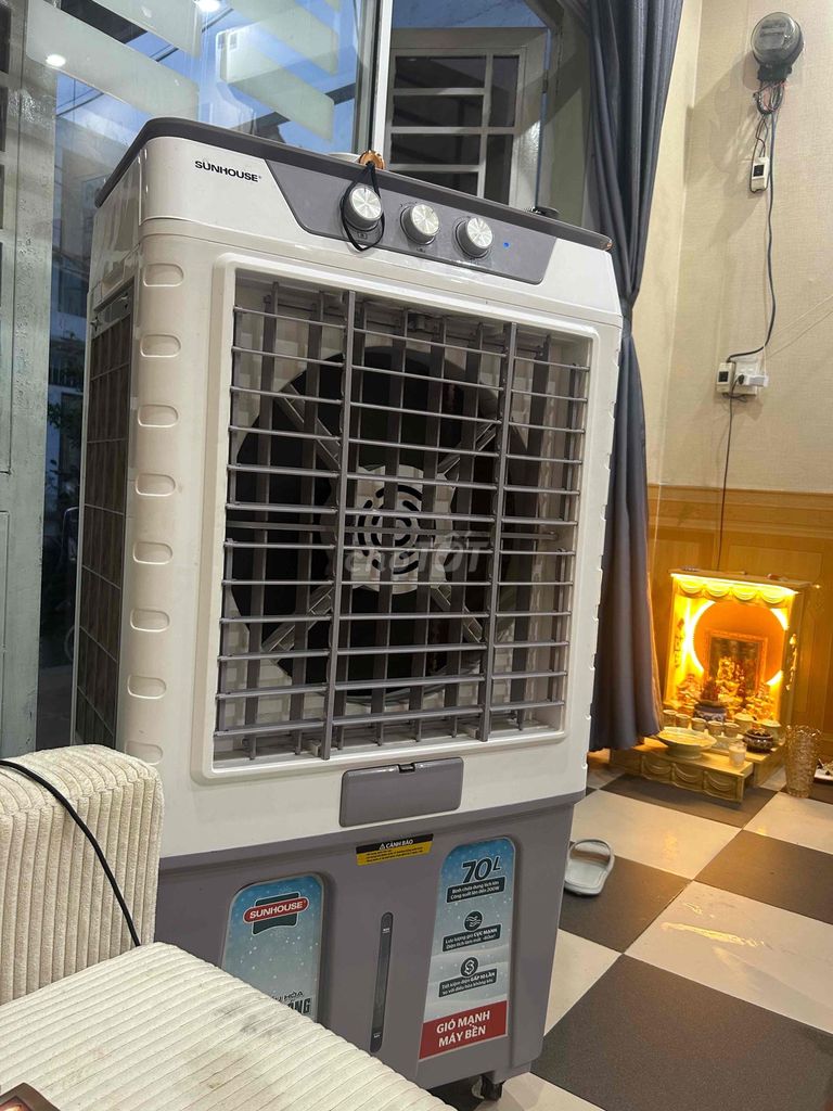 Quạt điều hòa Sunhouse 70 lít Trắng xám. Mua bán Quạt tại Quận Liên Chiểu Đà Nẵng được đăng bởi Trần Đức Huy hình 1