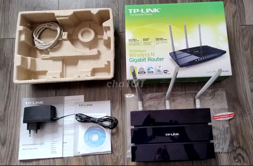 Wifi TP-LINK 03 Râu ( TL-WR1043ND ) Tốc độ 450Mbps