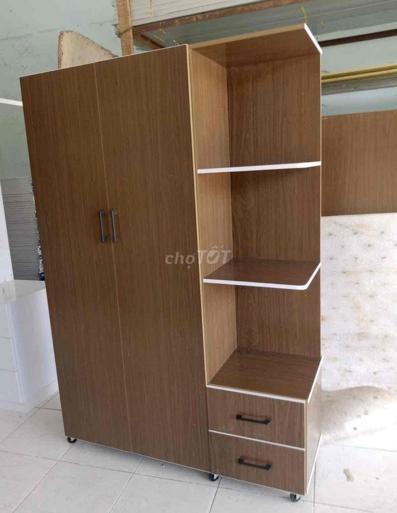 Tủ nhựa Đài Loan Nâu vân gỗ 1m25x1m8x43cm. Mua bán Tủ, kệ gia đình tại Thành phố Thủ Dầu Một Bình Dương được đăng bởi Hong Le hình 1