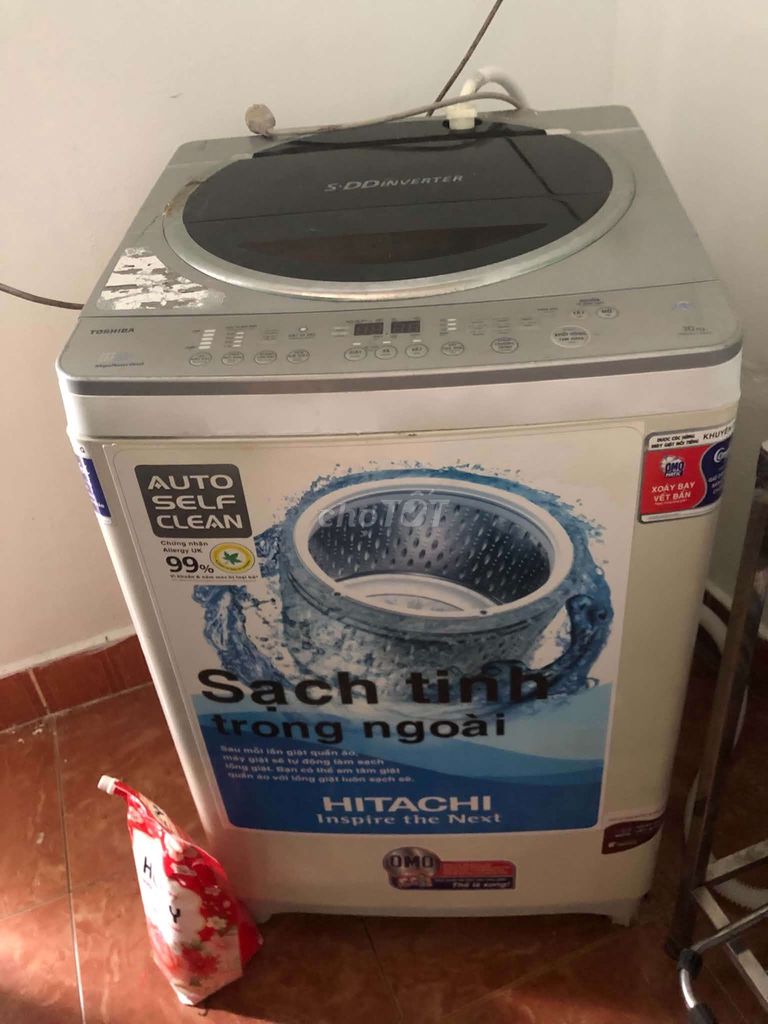 Máy giặt Toshiba Inverter 10kg Xám. Mua bán Máy giặt tại Thành phố Vũng Tàu Bà Rịa - Vũng Tàu được đăng bởi thanh dương  hình 1