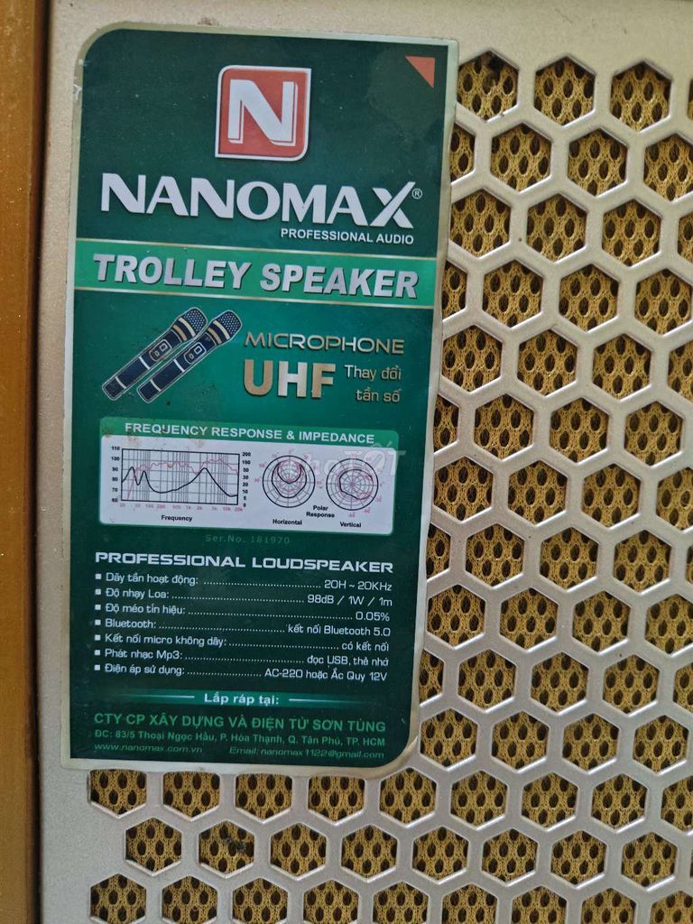 Loa kéo Nanomax SK-18G. Mua bán Tivi, Âm thanh tại Quận Đống Đa Hà Nội được đăng bởi Bùi mạnh toàn hình 1