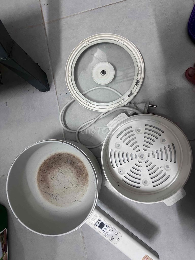 Nồi điện đa năng AULU Trắng đã qua sử dụng. Mua bán Bếp, lò, đồ điện nhà bếp tại Quận Tân Phú Tp Hồ Chí Minh được đăng bởi th quoai hình 1