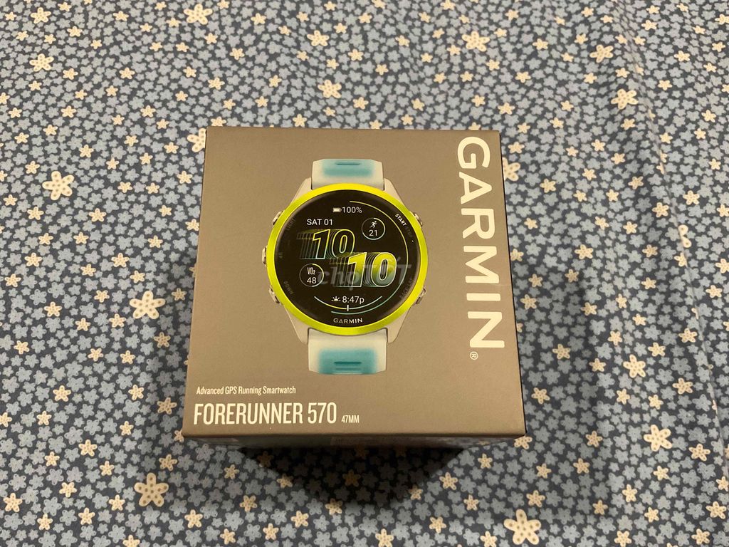 Garmin Forerunner 570 Trắng/Xanh 47mm. Mua bán Thiết bị đeo thông minh tại Quận Bình Thạnh Tp Hồ Chí Minh được đăng bởi Phạm Đức Anh Tuấn hình 1