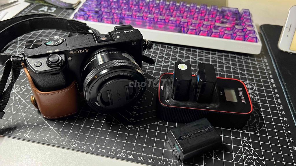 A6300+kit+4pin+halfcase. Mua bán Máy ảnh, Máy quay tại Quận 10 Tp Hồ Chí Minh được đăng bởi Nguyễn K hình 1