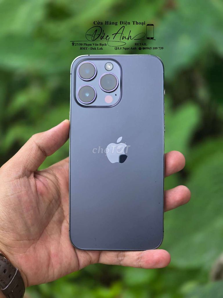 Apple iPhone 14 Pro Max 128GB Tím Mỹ. Mua bán Điện thoại tại Thành phố Buôn Ma Thuột Đắk Lắk được đăng bởi Đức Anh Retail hình 1
