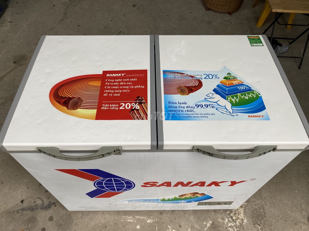 Thanh Lý Tủ Đông Sanaky 1 Ngăn Đông 250L Mới 90%