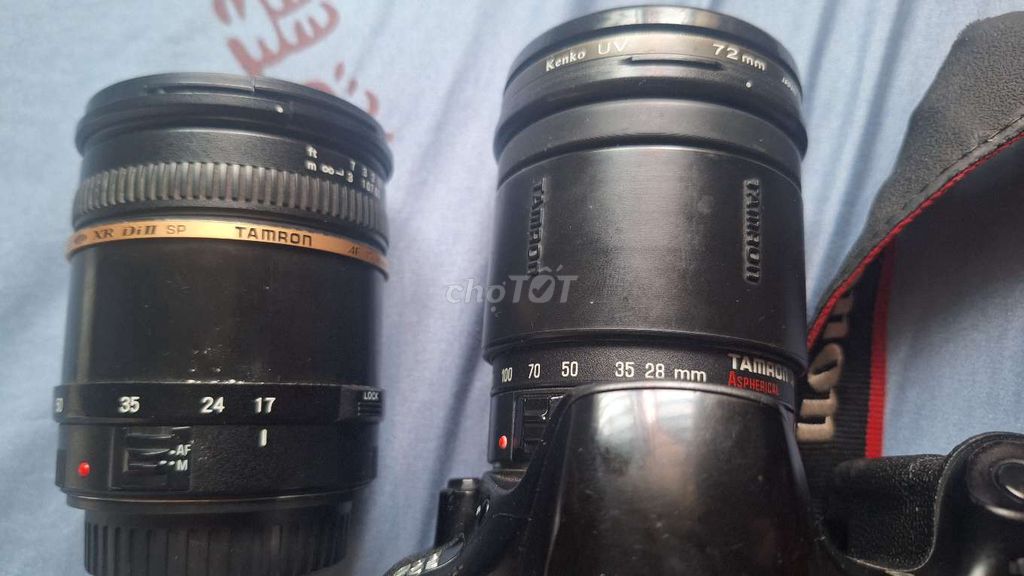 Canon 60d 28-200Tarmon tặng lens 17-50