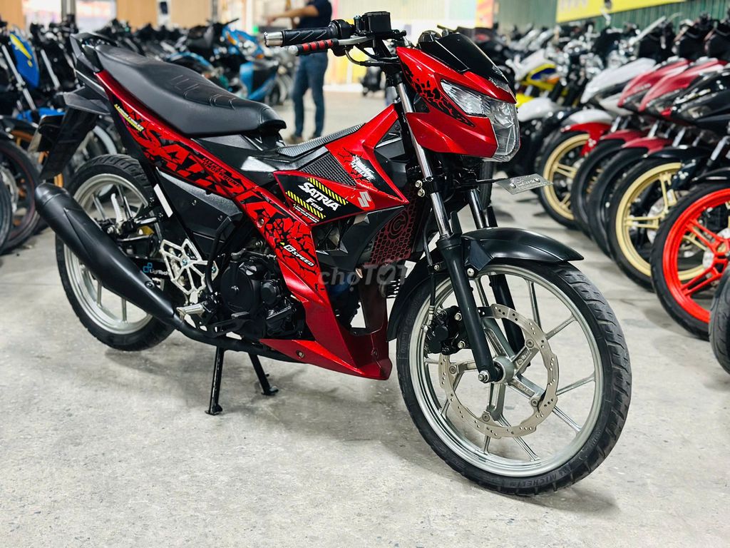 XE MÁYTHANH TÙNG_SATRIA 150 ĐỎ ĐEN MÁY ZIN 1 CHỦ. Mua bán Xe máy tại Quận Nam Từ Liêm Hà Nội được đăng bởi THANH TÙNG hình 6