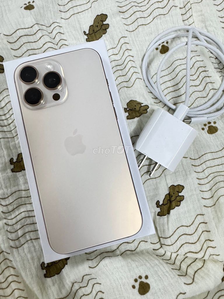 Apple iPhone 16 Pro Max 256GB Vàng. Mua bán Điện thoại tại Quận 10 Tp Hồ Chí Minh được đăng bởi Hội Đồ Điện Tử hình 1