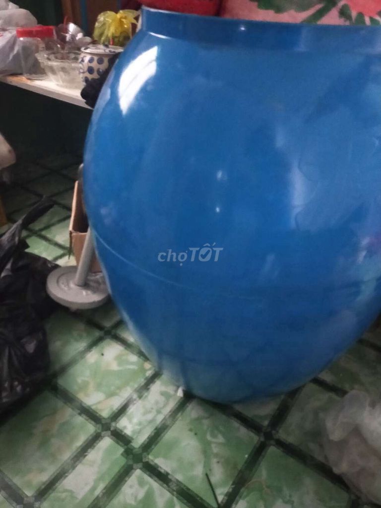 Thùng đựng nước nhựa xanh dương 200 lít có nắp. Mua bán Nội thất, đồ gia dụng khác tại Quận Ninh Kiều Cần Thơ được đăng bởi votan hình 1