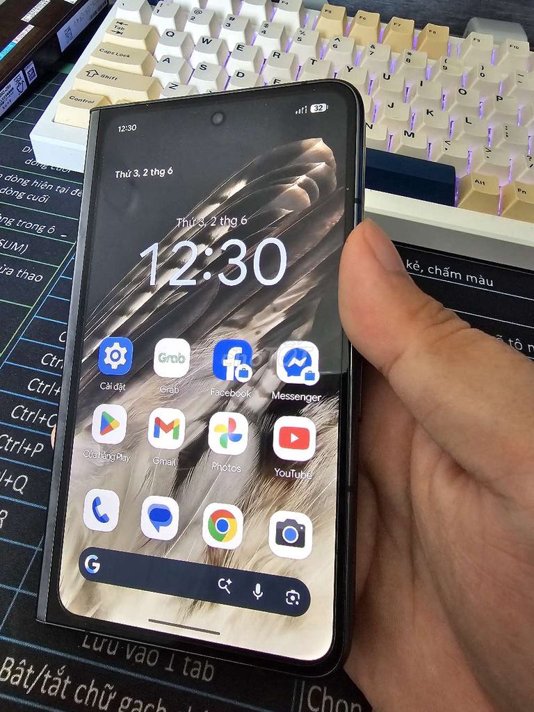 Google Pixel Fold 12GB/256GB Đen. Mua bán Điện thoại tại Quận Sơn Trà Đà Nẵng được đăng bởi KM hình 1