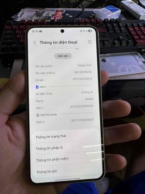 s25 chính hãng full box đẹp như mới bh 2/2026. Mua bán Điện thoại tại Quận Hoàng Mai Hà Nội được đăng bởi Cuong