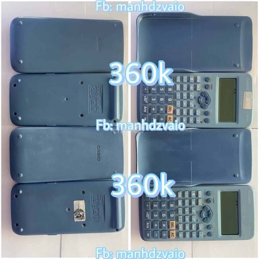 Casio fx580 Máy tính khoa học màu xanh. Mua bán Đồ dùng văn phòng tại Quận Tân Phú Tp Hồ Chí Minh được đăng bởi Mạnh hình 1