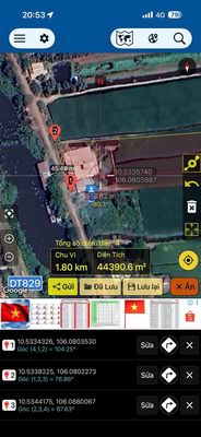 Bán Đất Thổ Cư 6000m2 + 38000m2 ruộng lúa