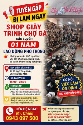 SHOP GIÀY TRINH CHỢ GÀ logo