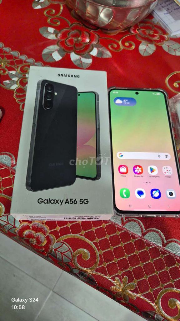 Samsung Galaxy A56 5G 128GB Đen Như mới. Mua bán Điện thoại tại Thị xã Bến Cát Bình Dương được đăng bởi Quang Minh hình 1