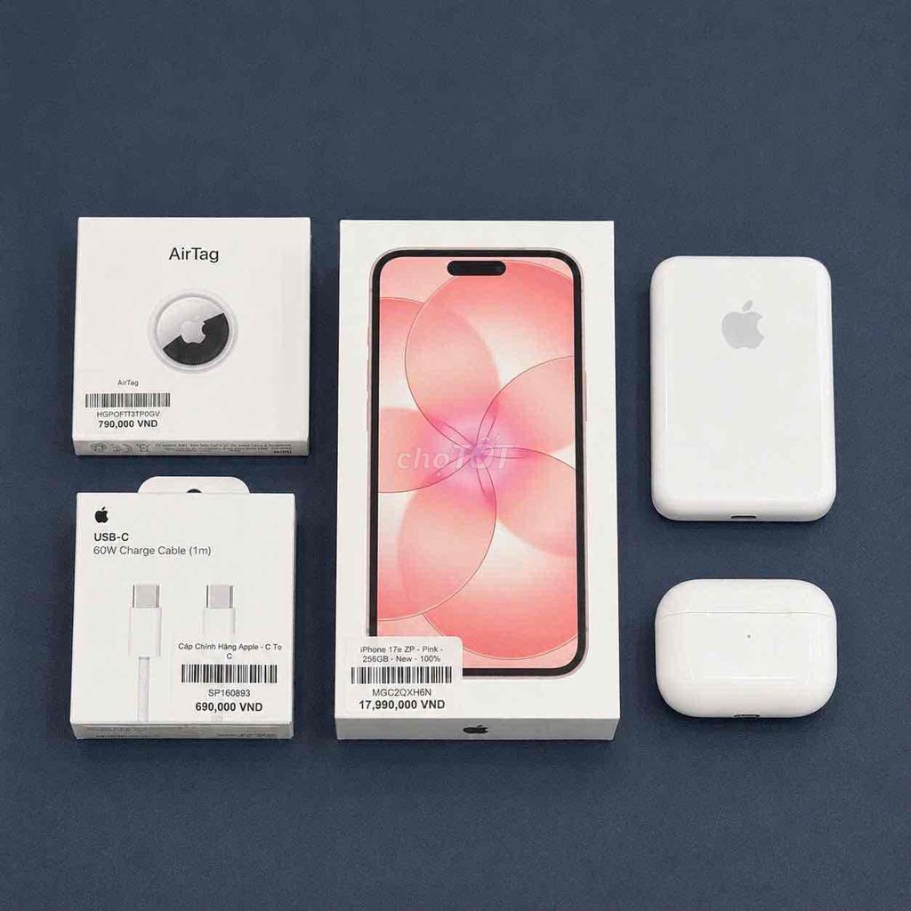 iPhone 17e ZP 256GB Hồng Mới 100%. Mua bán Điện thoại tại Quận Ninh Kiều Cần Thơ được đăng bởi Minh Phát hình 1