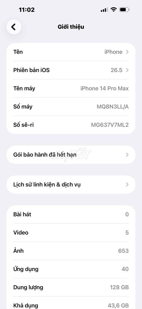 Apple iPhone 14 Pro Max 128GB Đen. Mua bán Điện thoại tại Huyện Trà Ôn Vĩnh Long được đăng bởi Tiến hình 1